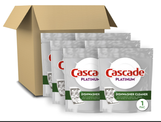 Cascade dishwasher cleaner 6 pack