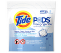 Tide pods free and gentle 16 count