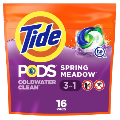 Tide pods coldwater clean 16 count