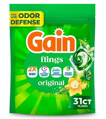 Gain flings 3 in 1 original 31 count
