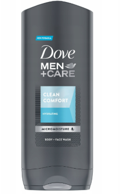 dove 400ml men clean comfort