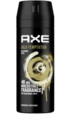 axe spray 150ml gold temptation