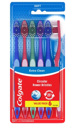 COLGATE 6CT EXTRA CLEAN