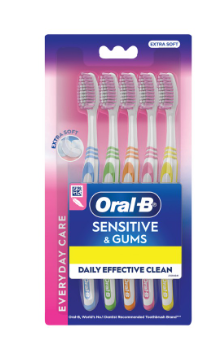 ORAL-B 5PK SENSITIVE CARE