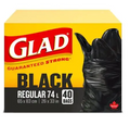 Glad Garbage Bags Regular 40CT 74L