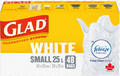 Glad Febreeze garbage Bags White Small 48 CT